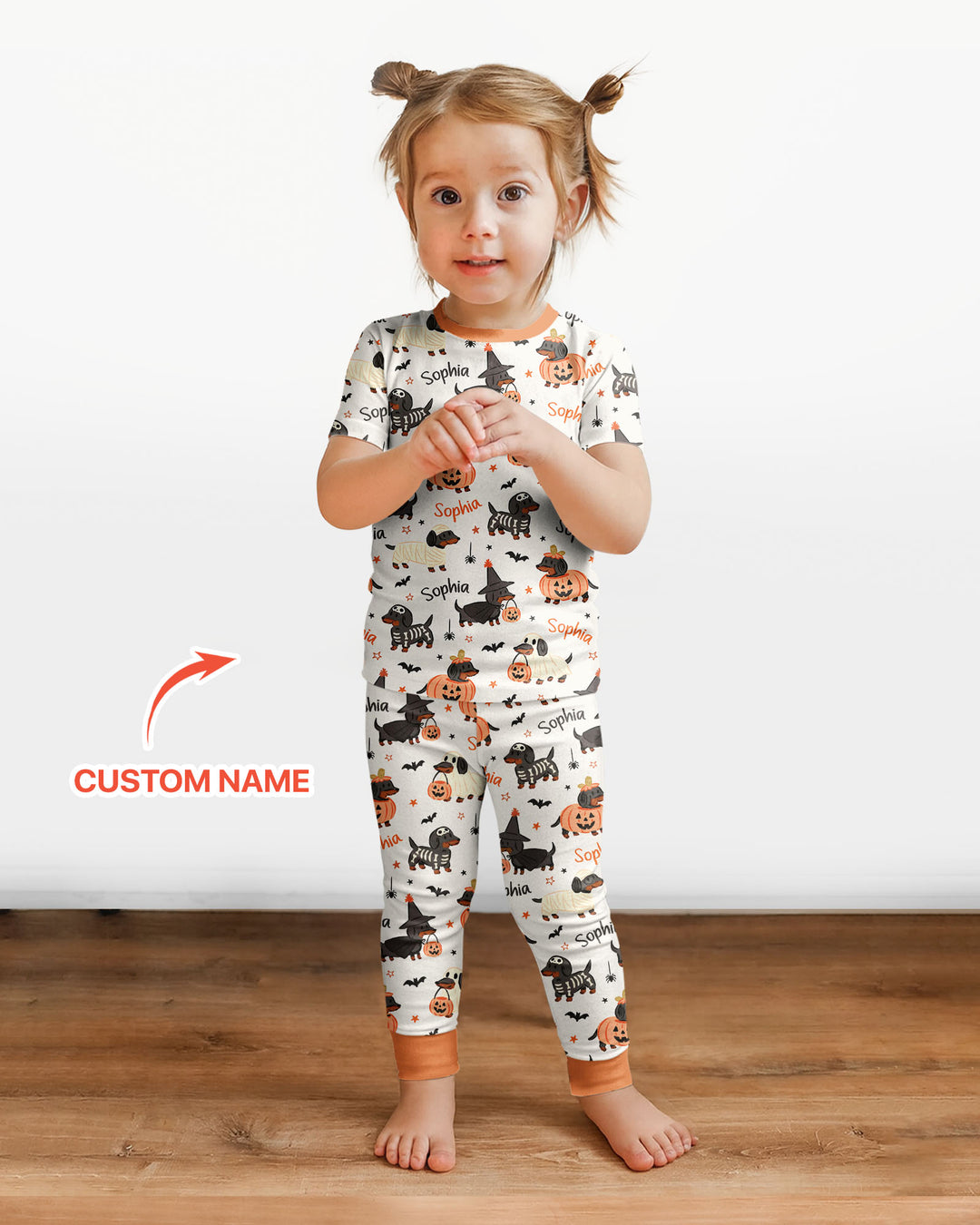 CUSTOM Template Bamboo Two Piece Short Sleeve Pyjamas Set