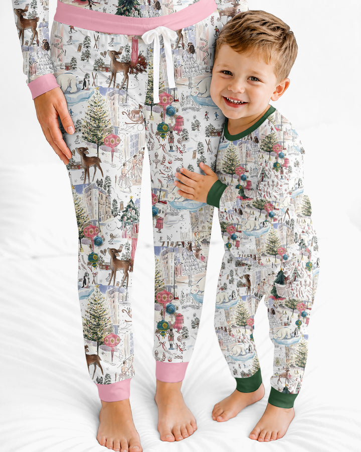 Enchanted Winter Wonderland Bamboo Women Pajama Set