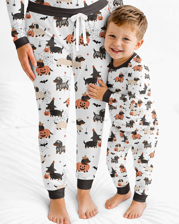 Howl-O-Weenie Dachshund Bamboo Women Pajama Set