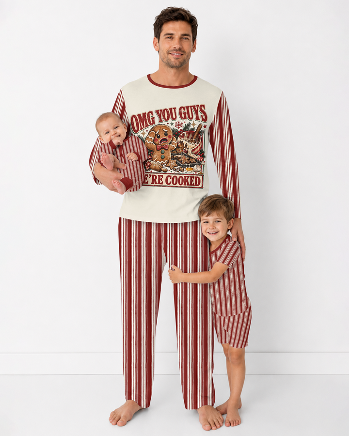 You Guys We're Cooked Bamboo Men's Pajama Set