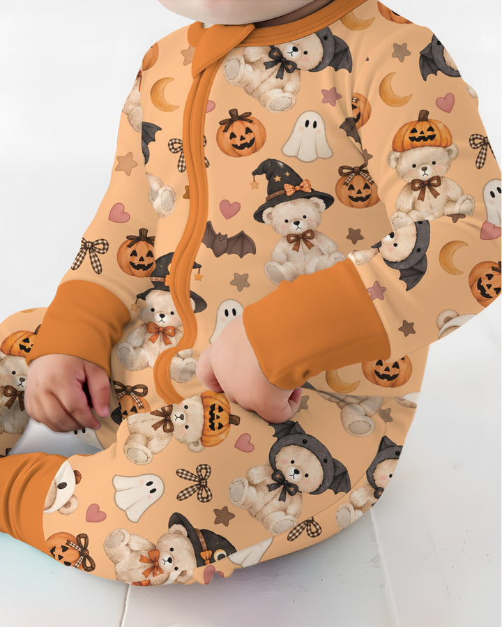 Cozy Coquette Teddy Bear Halloween Bamboo Convertible Zippy