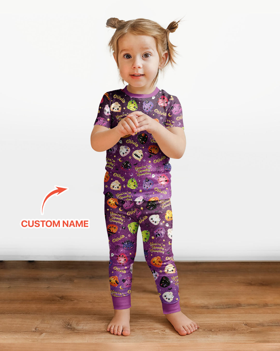 CUSTOM Template Bamboo Two Piece Short Sleeve Pyjamas Set