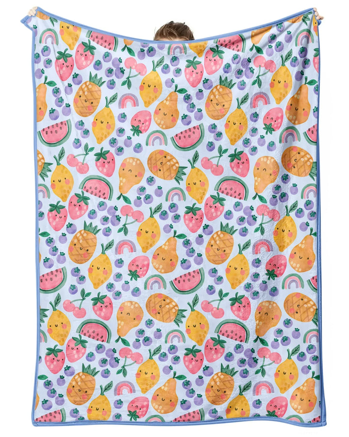 Fruitie Cuties Family Matching Bamboo Blanket