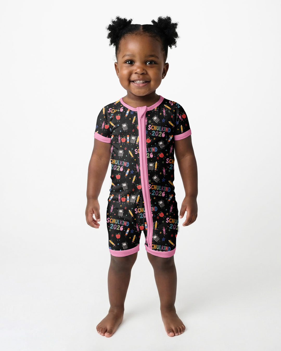 First Day Fun 2026 Bamboo Shorty Zippy