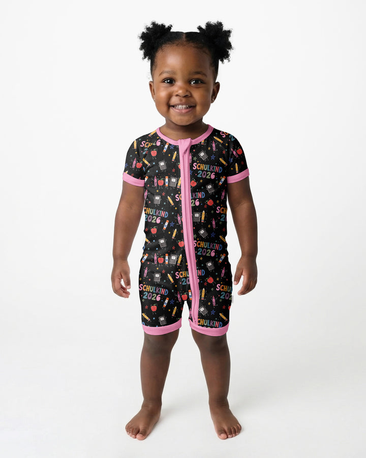 First Day Fun 2026 Bamboo Shorty Zippy