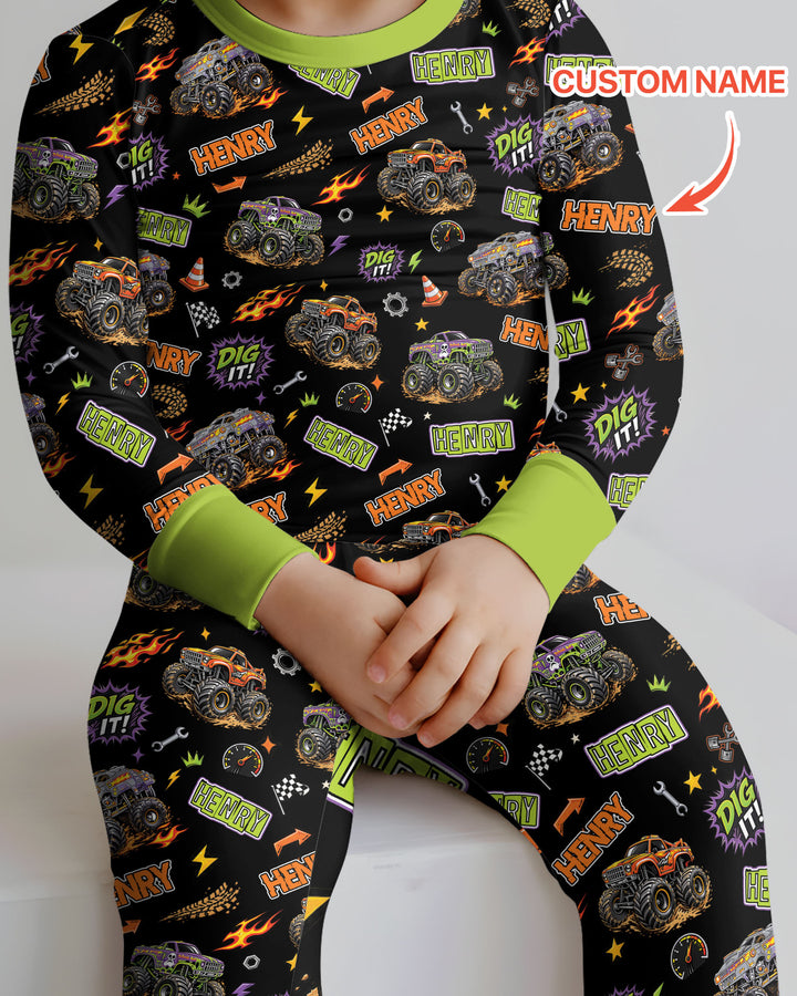 Dig It Bamboo Two Piece Long Sleeve Pajama Set