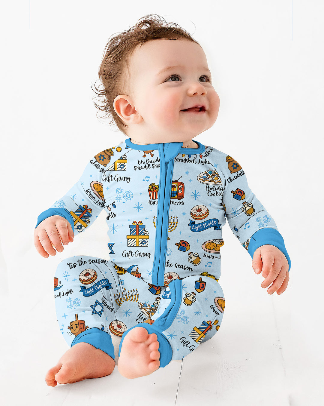 Hanukkah Night Bamboo Convertible Zippy