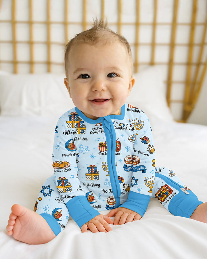 Hanukkah Night Bamboo Convertible Zippy