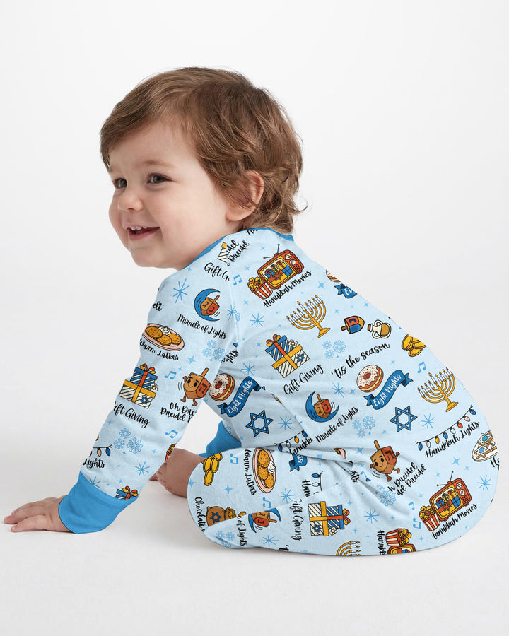 Hanukkah Night Bamboo Convertible Zippy