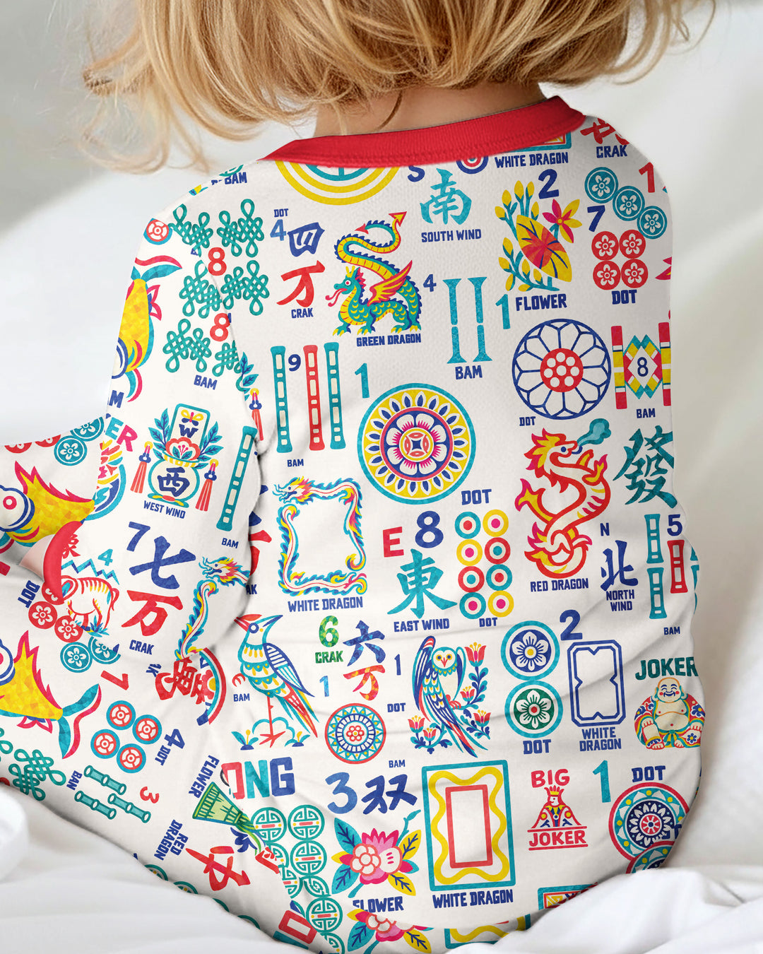 Mahjong Time Family Matching Bamboo Convertible Zippy