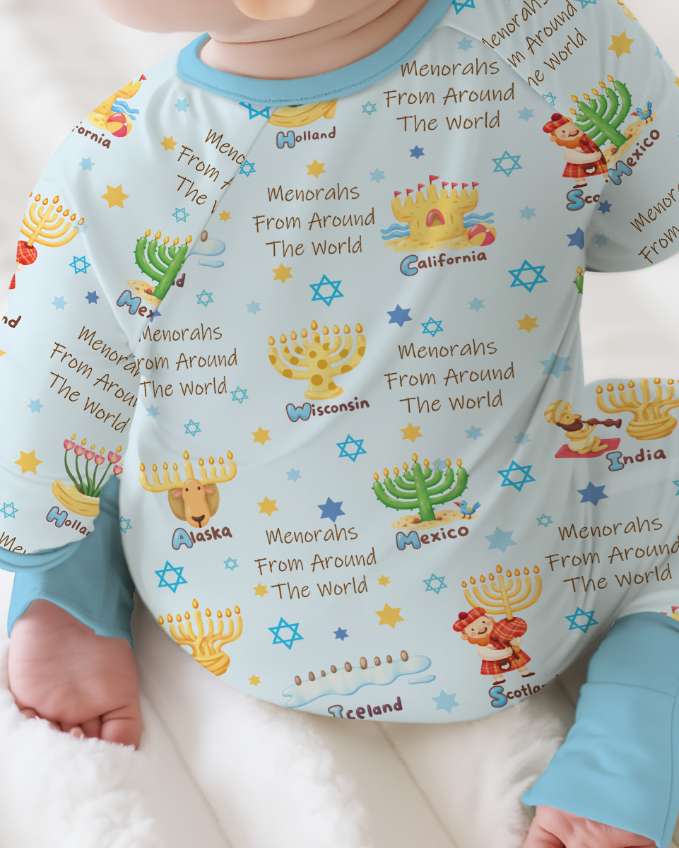 Menorahs From Around The World Bamboo Convertible Zippy