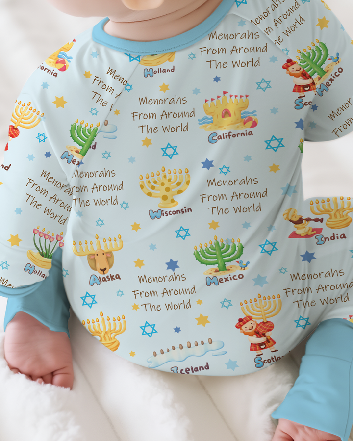 Menorahs From Around The World Bamboo Convertible Zippy