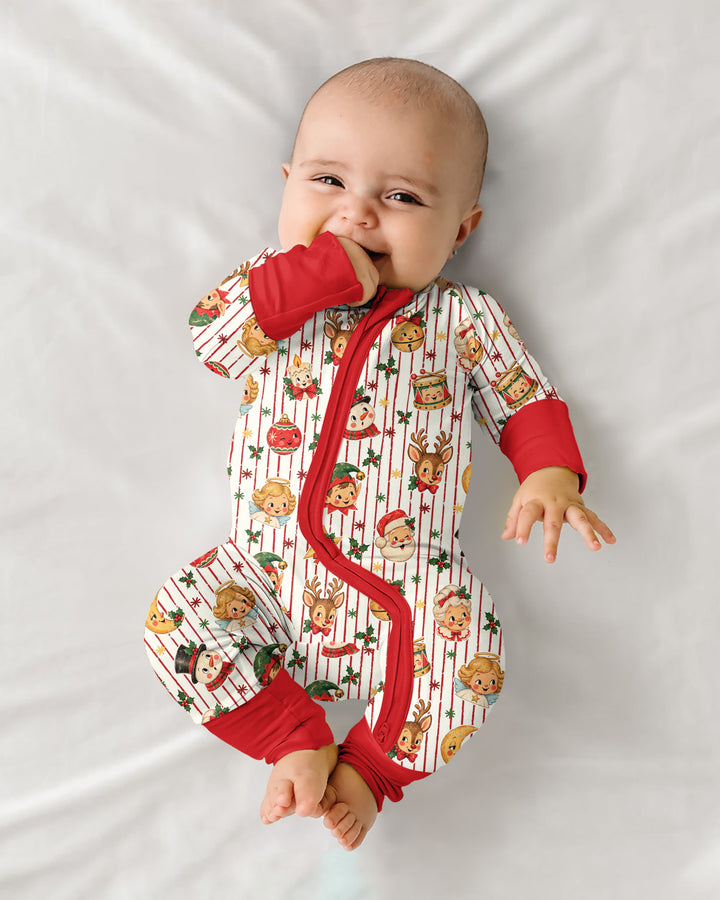 Vintage Christmas Bamboo Convertible Zippy