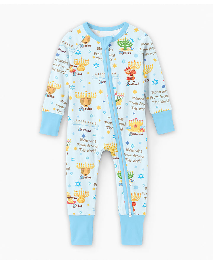Menorahs From Around The World Bamboo Convertible Zippy