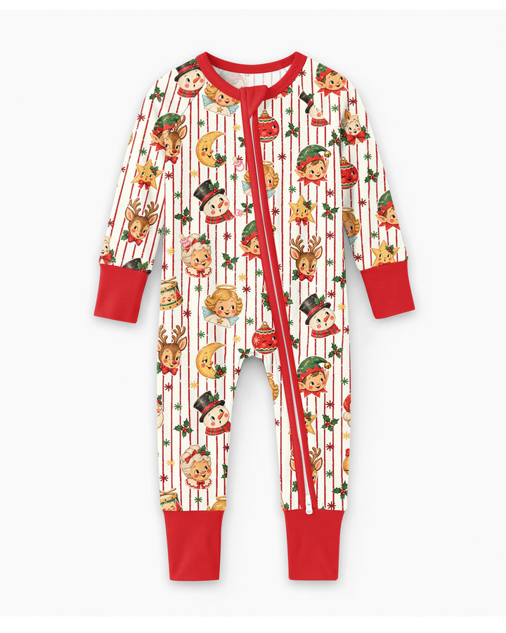 Vintage Christmas Bamboo Convertible Zippy
