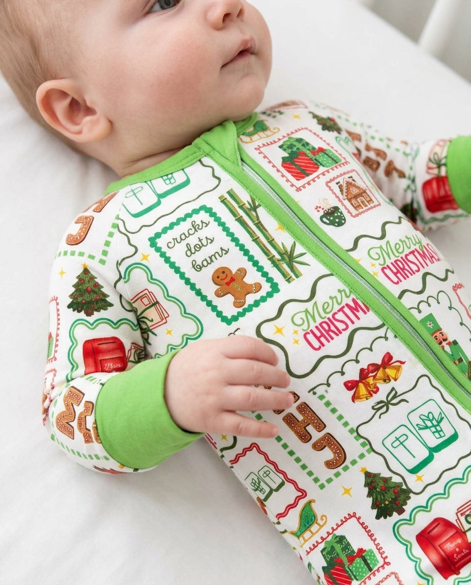 Preppy Christmas Mahjong Bamboo Convertible Zippy