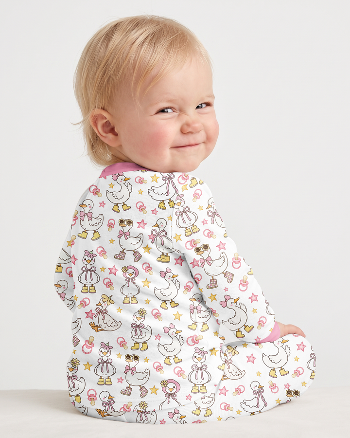 You Can Pass Me To Personalized Bamboo Two Piece Long Sleeve Pajama Set