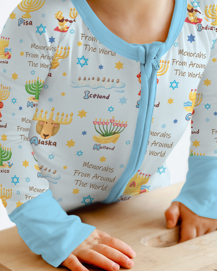 Menorahs From Around The World Bamboo Convertible Zippy