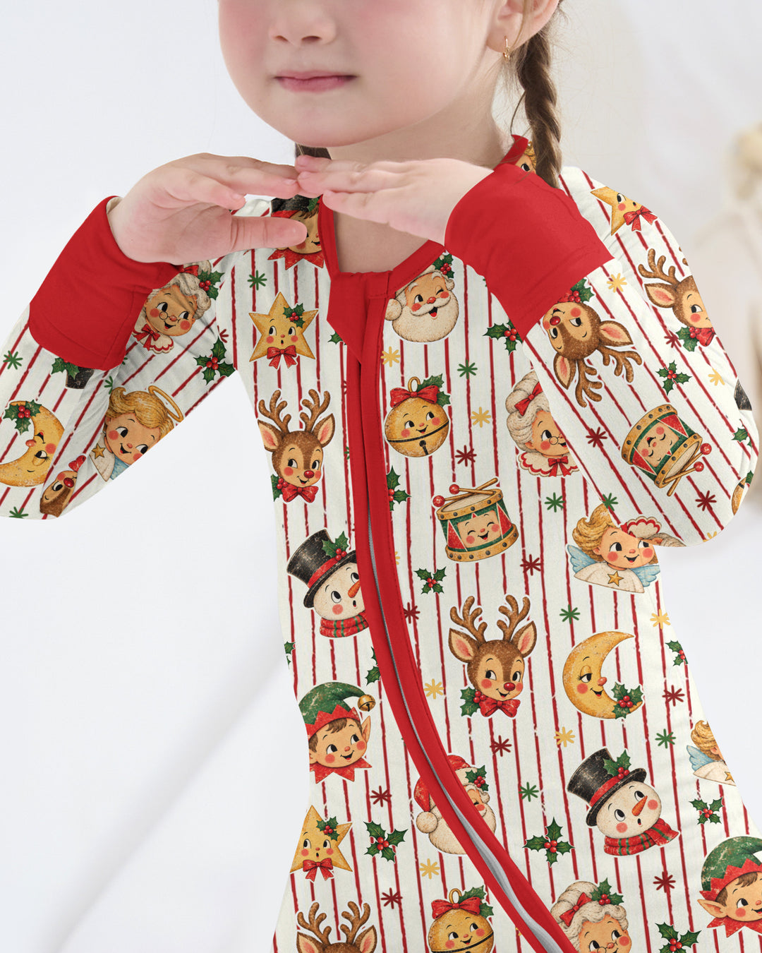 Vintage Christmas Bamboo Convertible Zippy