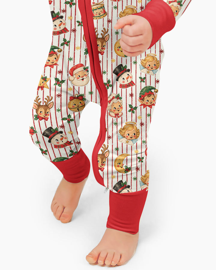 Vintage Christmas Bamboo Convertible Zippy