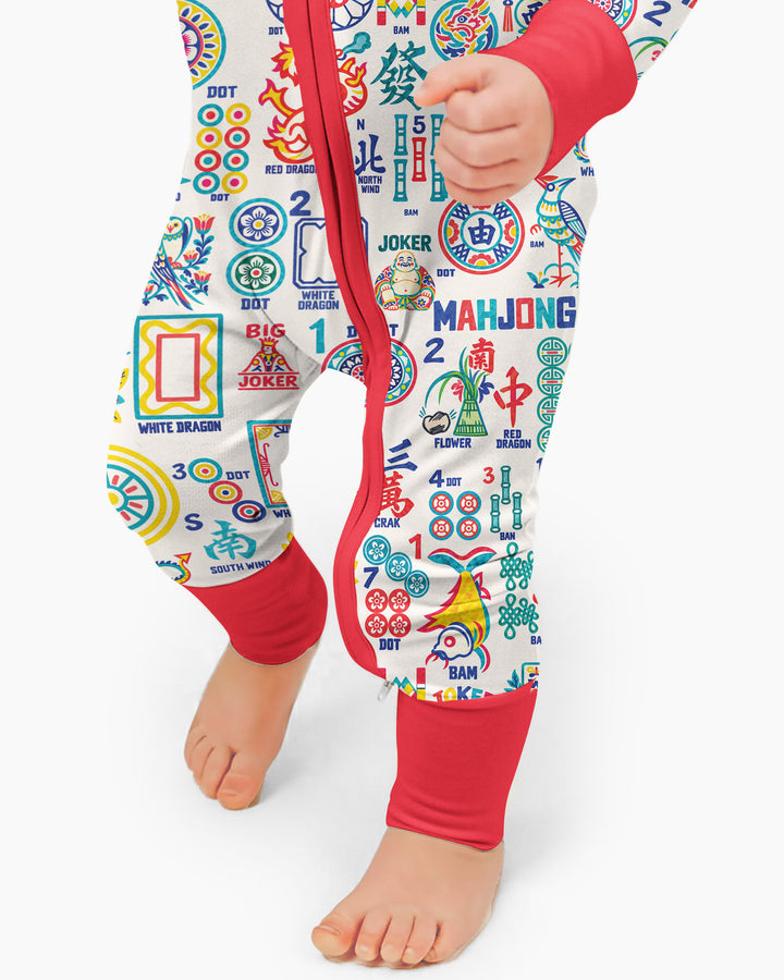 Mahjong Time Family Matching Bamboo Convertible Zippy