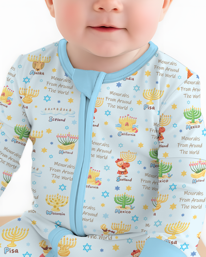 Menorahs From Around The World Bamboo Convertible Zippy