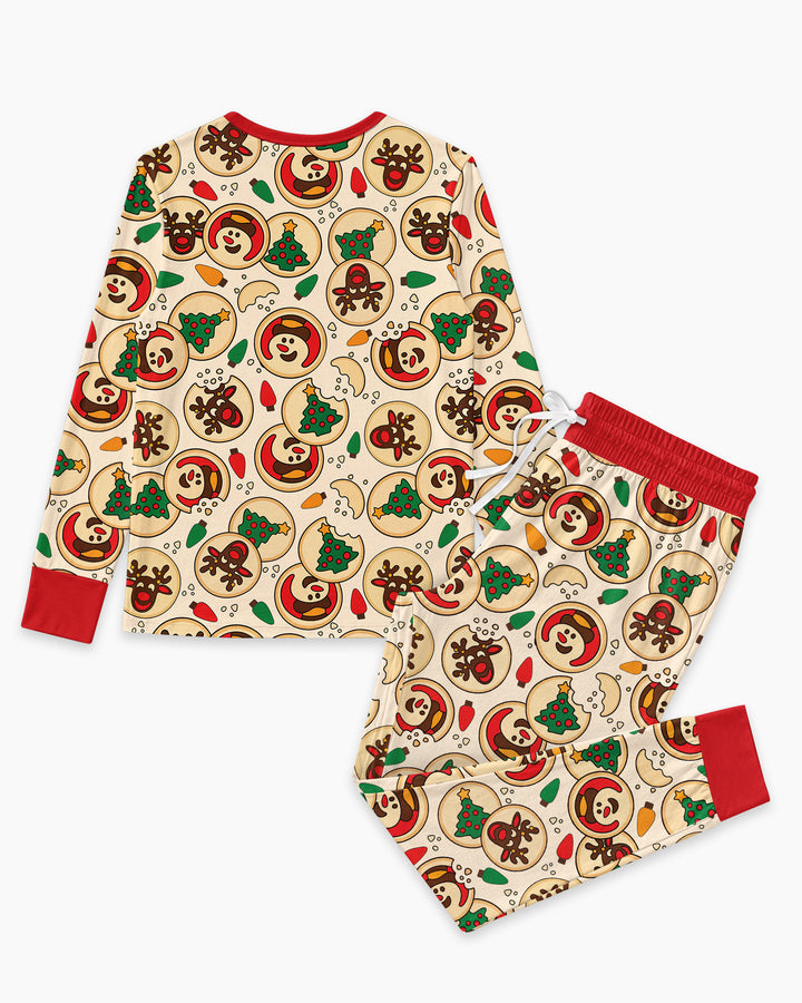 Christmas Sugar Cookie Bamboo Women Pajama Set