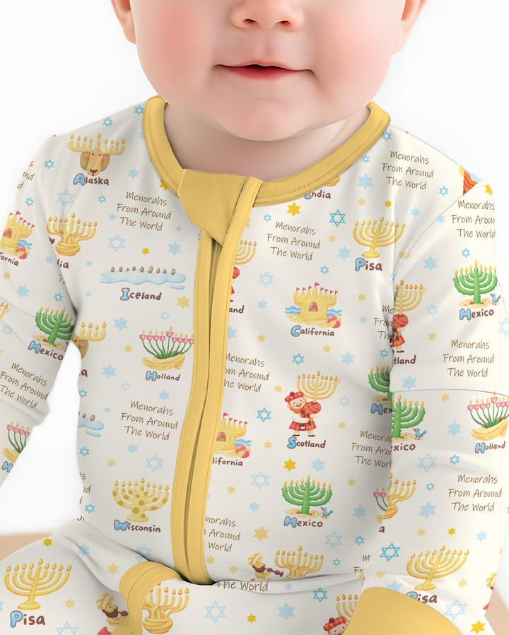 Menorahs From Around The World Bamboo Convertible Zippy