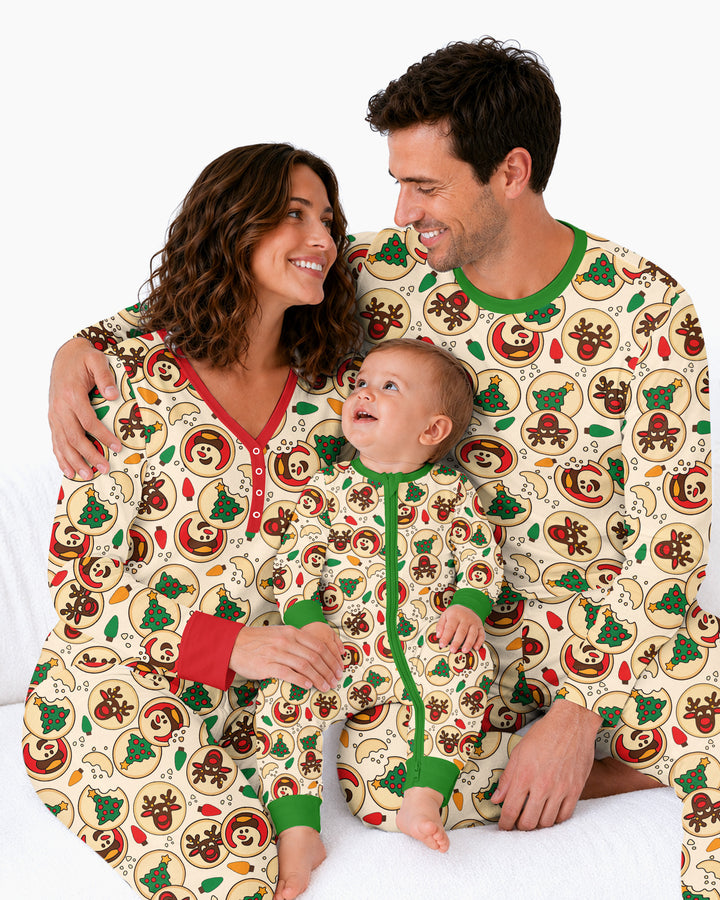 Christmas Sugar Cookie Bamboo Women Pajama Set