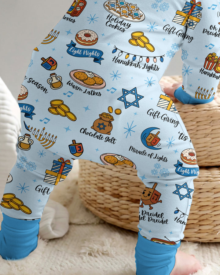 Hanukkah Night Bamboo Convertible Zippy