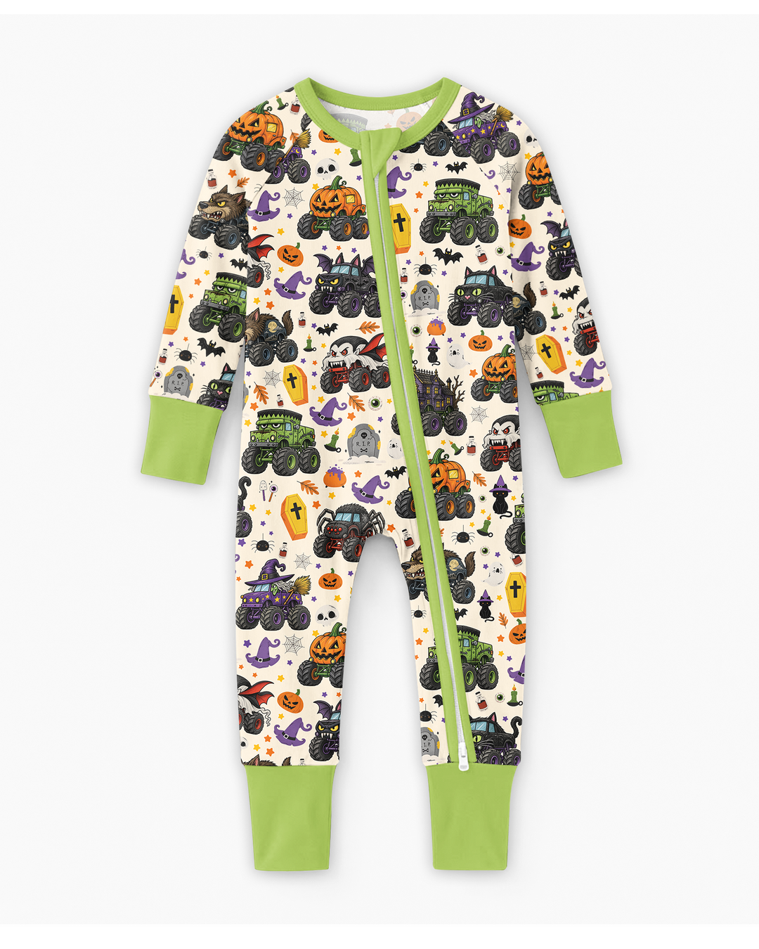 Spooky Monster Truck Bamboo Convertible Zippy