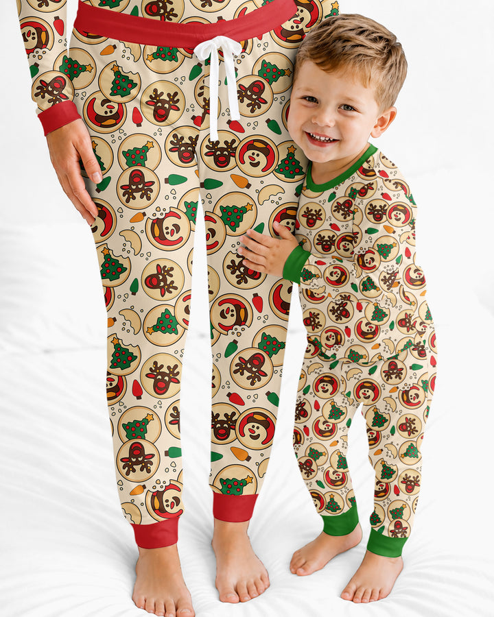 Christmas Sugar Cookie Bamboo Women Pajama Set