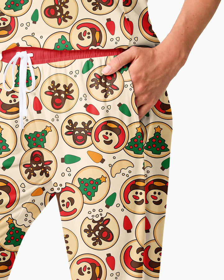 Christmas Sugar Cookie Bamboo Women Pajama Set
