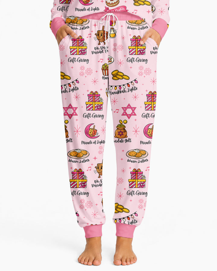 Hanukkah Night Bamboo Women Pajama Set