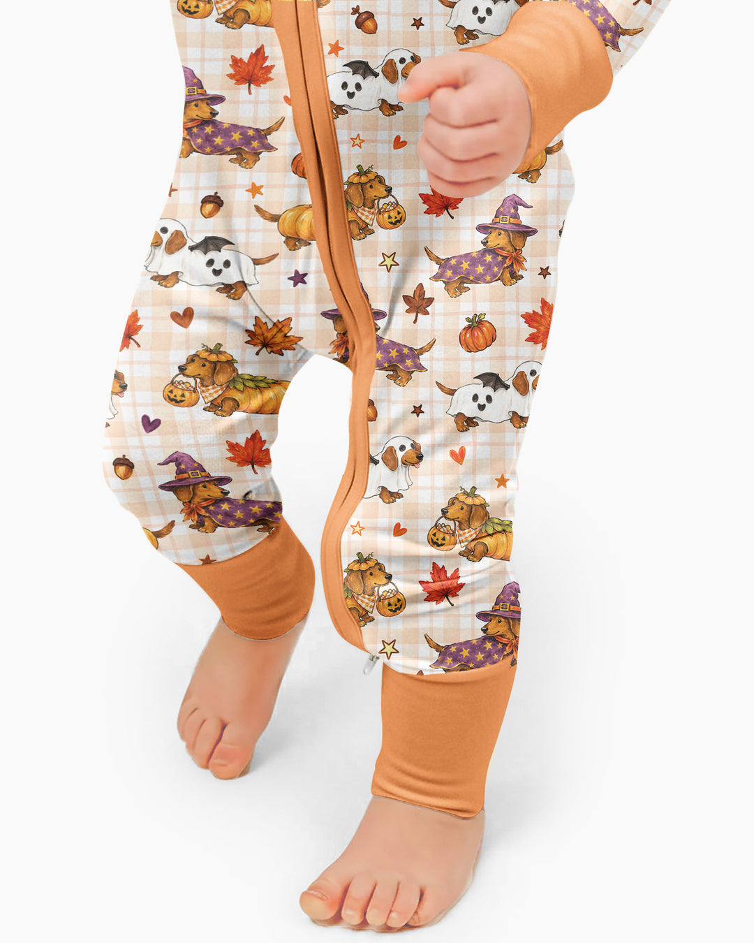 Spooky Dachshund Bamboo Convertible Zippy