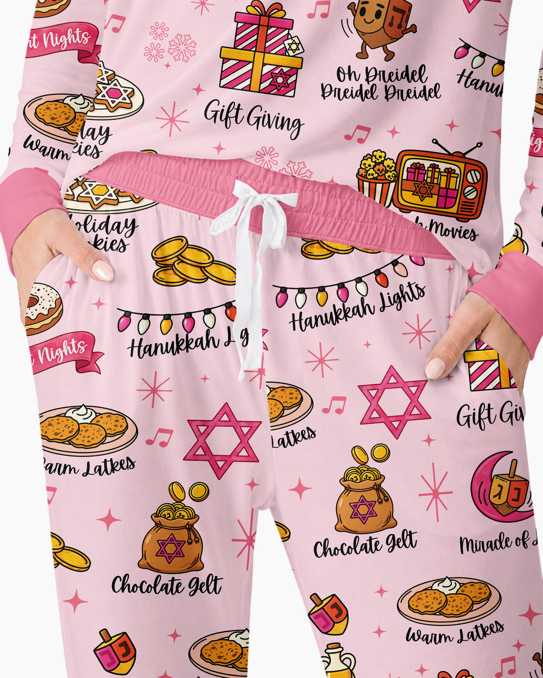 Hanukkah Night Bamboo Women Pajama Set