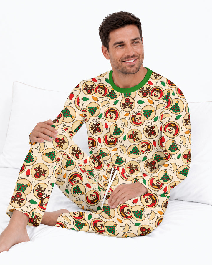 Christmas Sugar Cookie Bamboo Men's Pajama Set