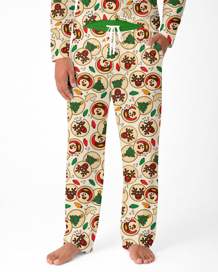 Christmas Sugar Cookie Bamboo Men's Pajama Set