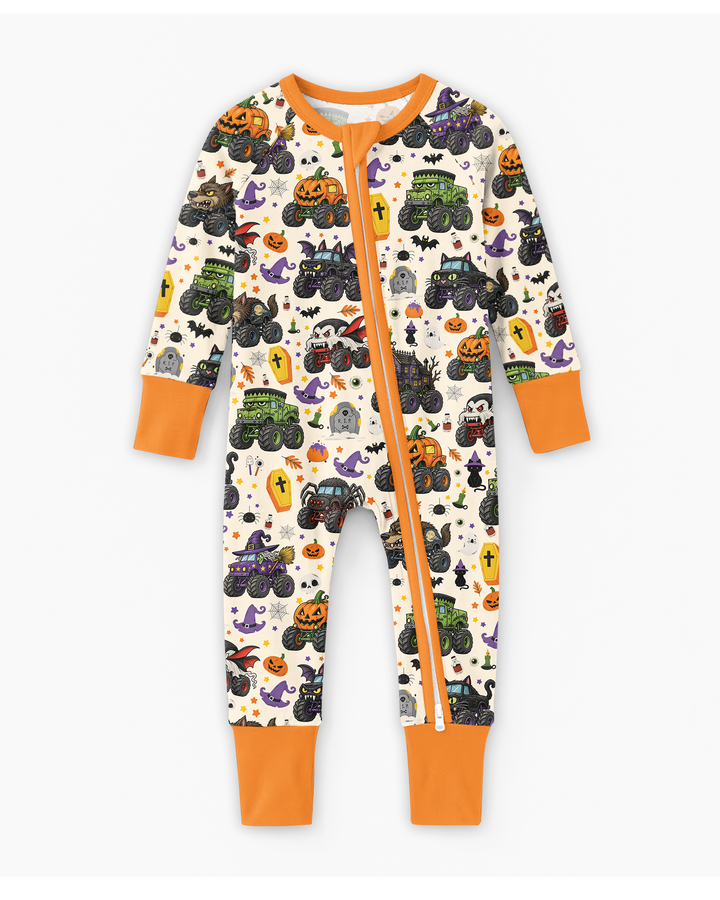 Spooky Monster Truck Bamboo Convertible Zippy