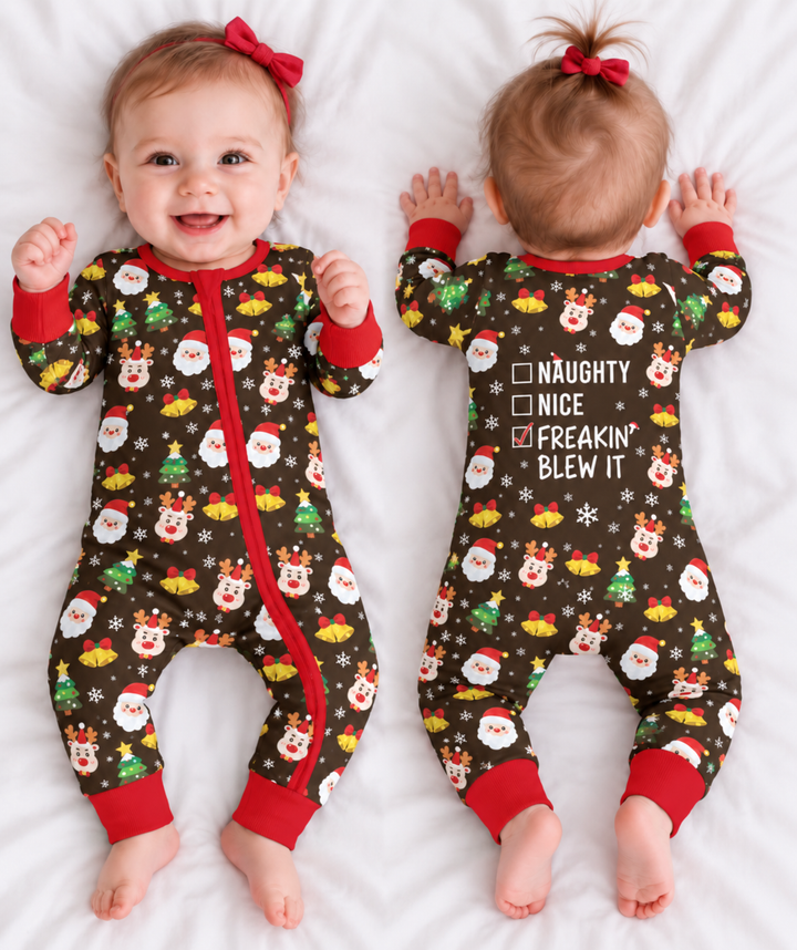 Santa Naughty Nice Bamboo Convertible Zippy