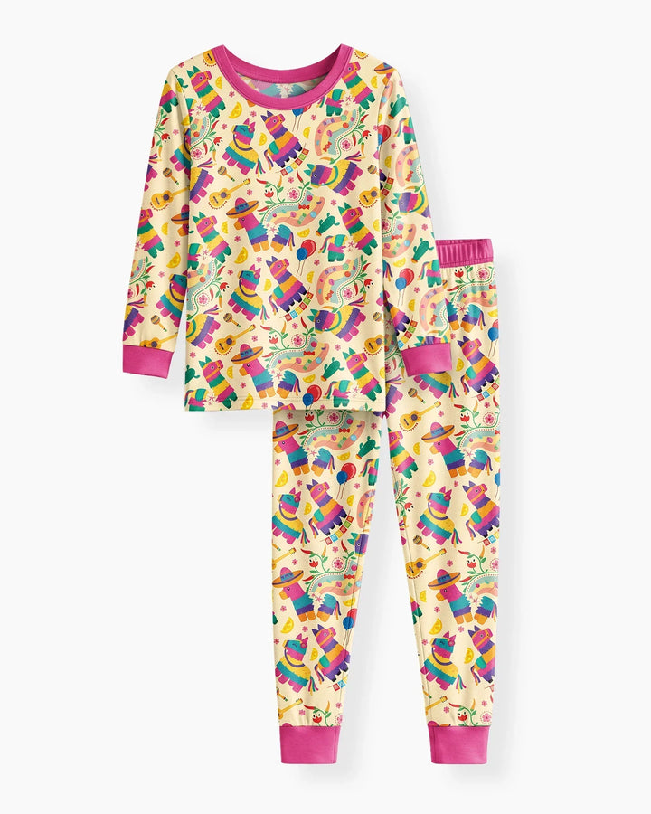 Template Bamboo Two Piece Long Sleeve Pyjamas Set