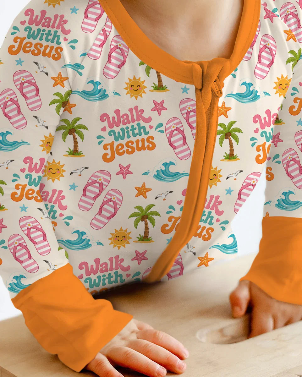 Groovy Summer Walk With Jesus Bamboo Convertible Zippy