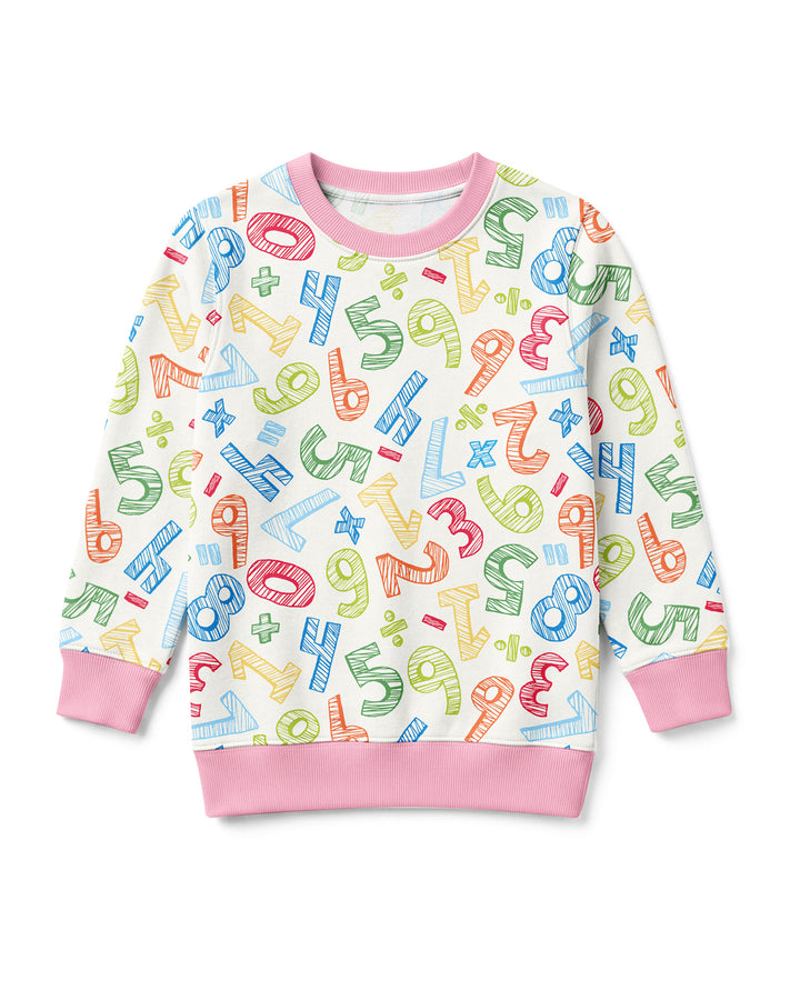 Math Doodles Bamboo Crewneck Sweatshirt