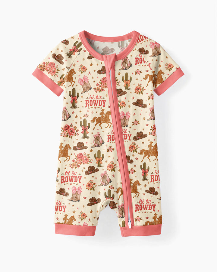 Coquette Cowgirl Lil Bit Rowdy Shorty Zippy