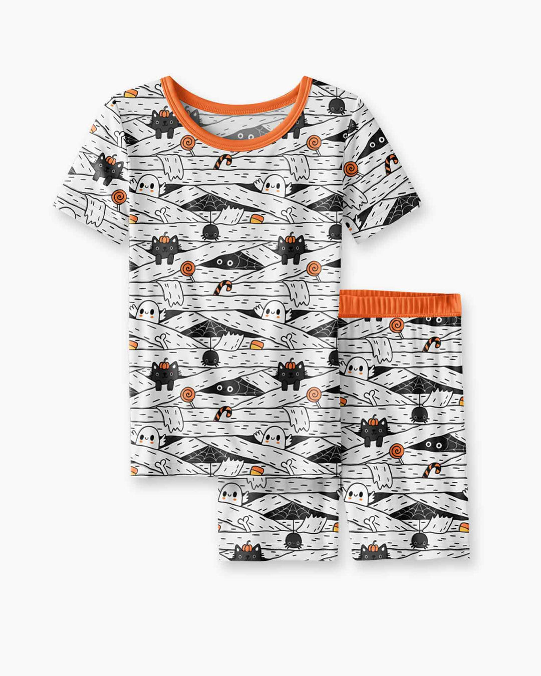 Template Bamboo Two Piece Short Sleeve Shorts Pyjamas Set