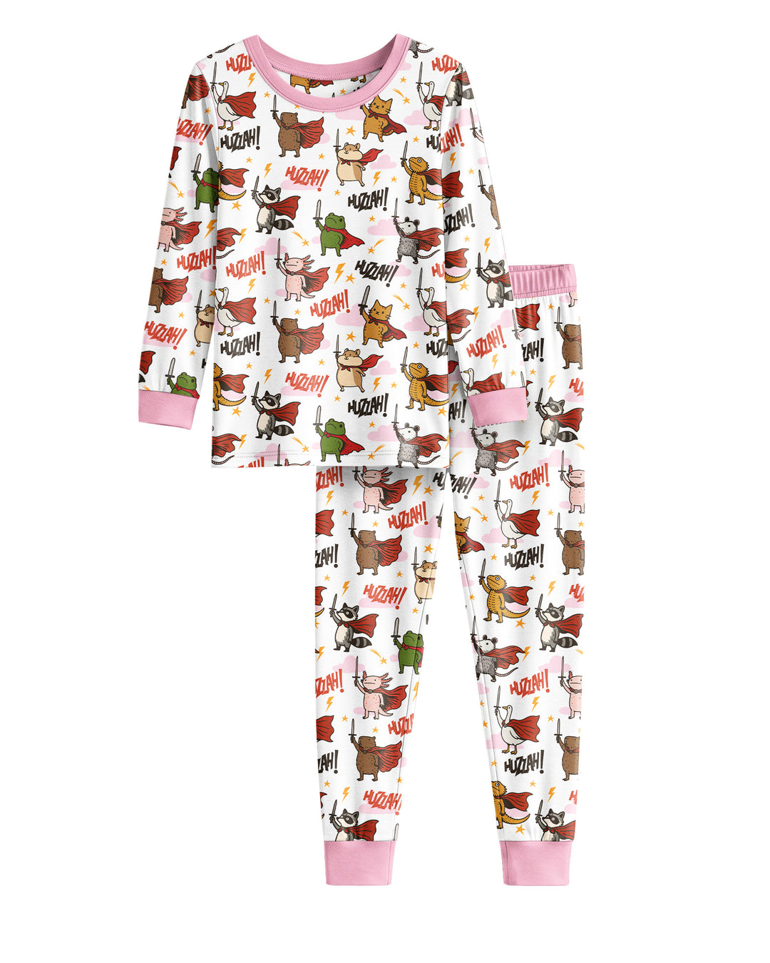 Huzzah! Huzzah! Bamboo Two Piece Long Sleeve Pajama Set