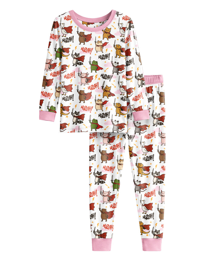Huzzah! Huzzah! Bamboo Two Piece Long Sleeve Pajama Set