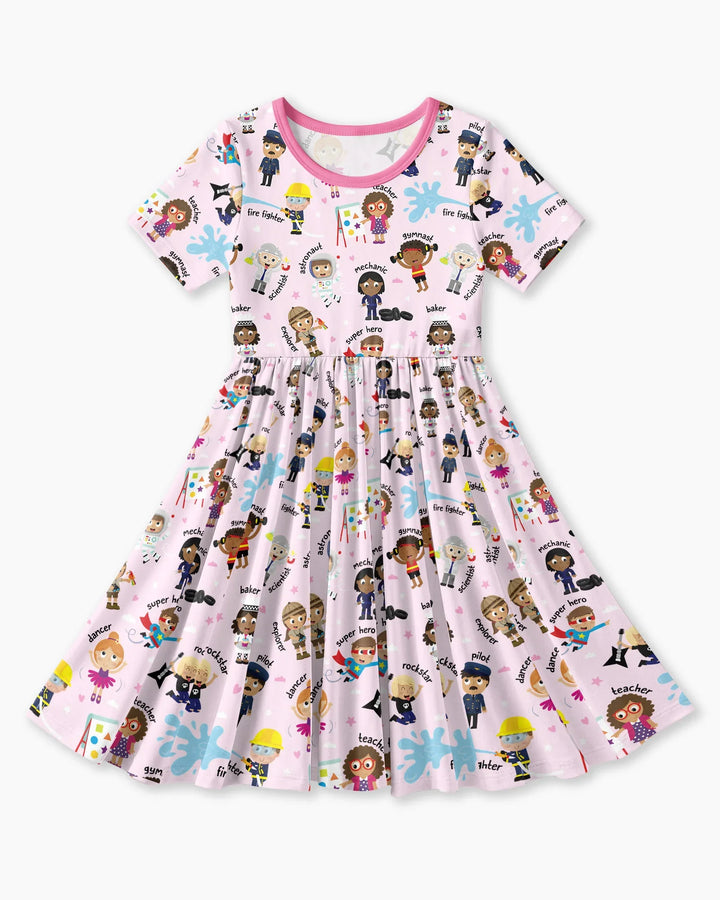 When I Grow Up Bamboo Twirl Dress