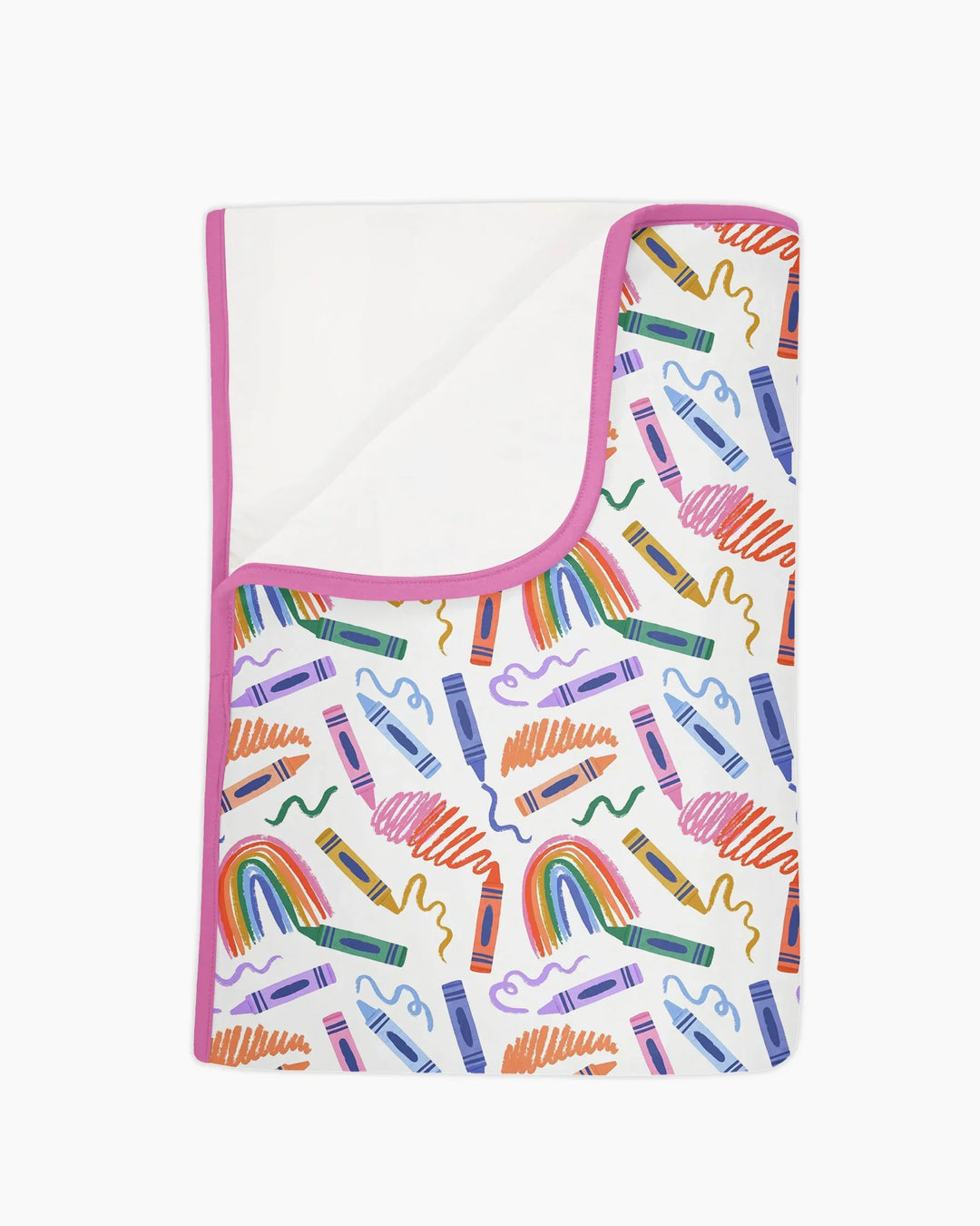 Crayon Chaos Bamboo Blanket