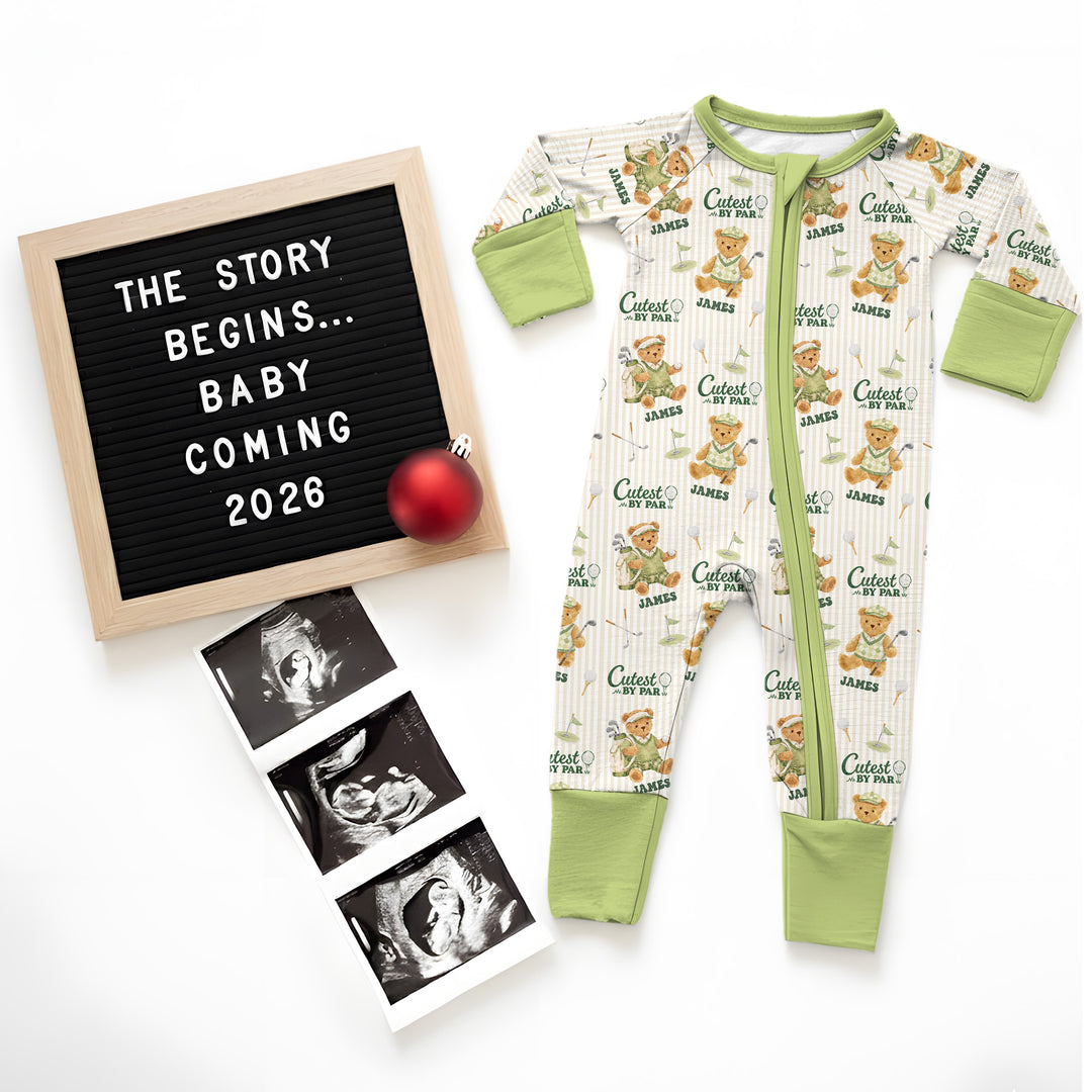 Cutest By Par Custom Name Bamboo Convertible Zippy
